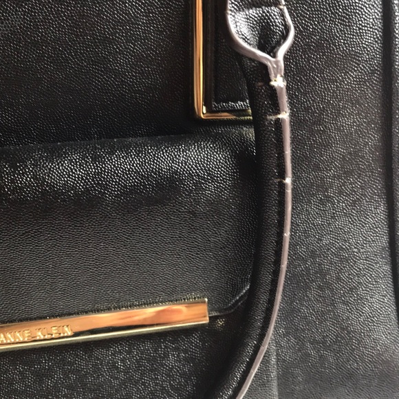 Anne Klein black satchel bag - Picture 5 of 8